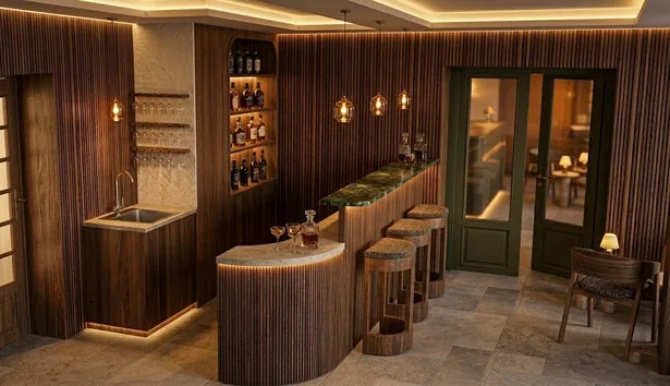 Rendu 3D du bar